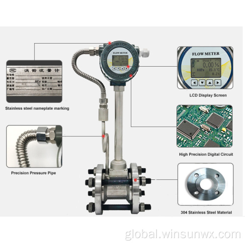 Vortex Shedding Flow Meter vortex flowmeters with easy installation Supplier